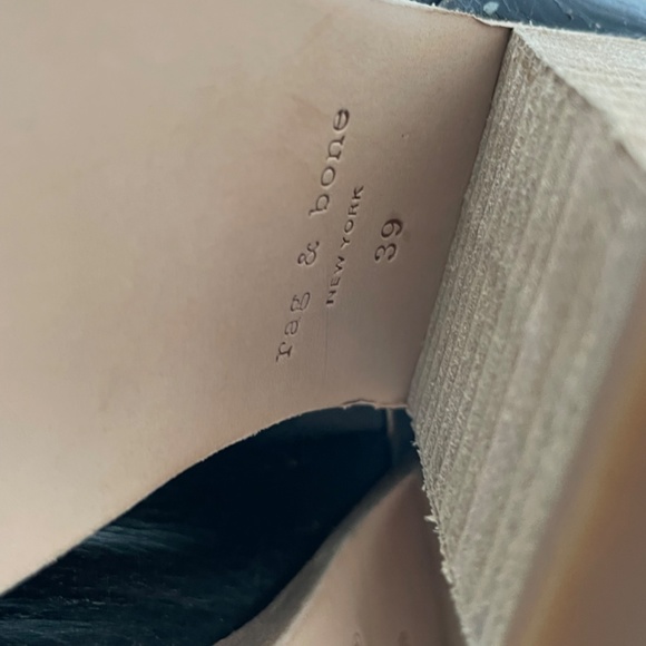 Rag & Bone brown leather bootie size 39 - Picture 5 of 8